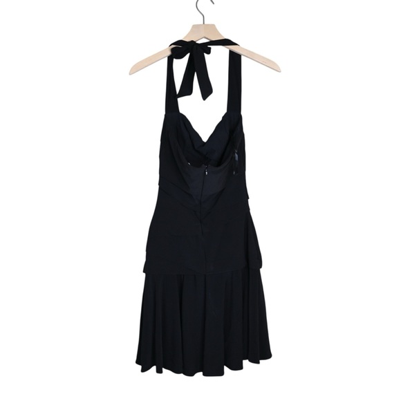 WHBM Women's 2 Elegant Black Halter Lined Dress - Picture 2 of 11